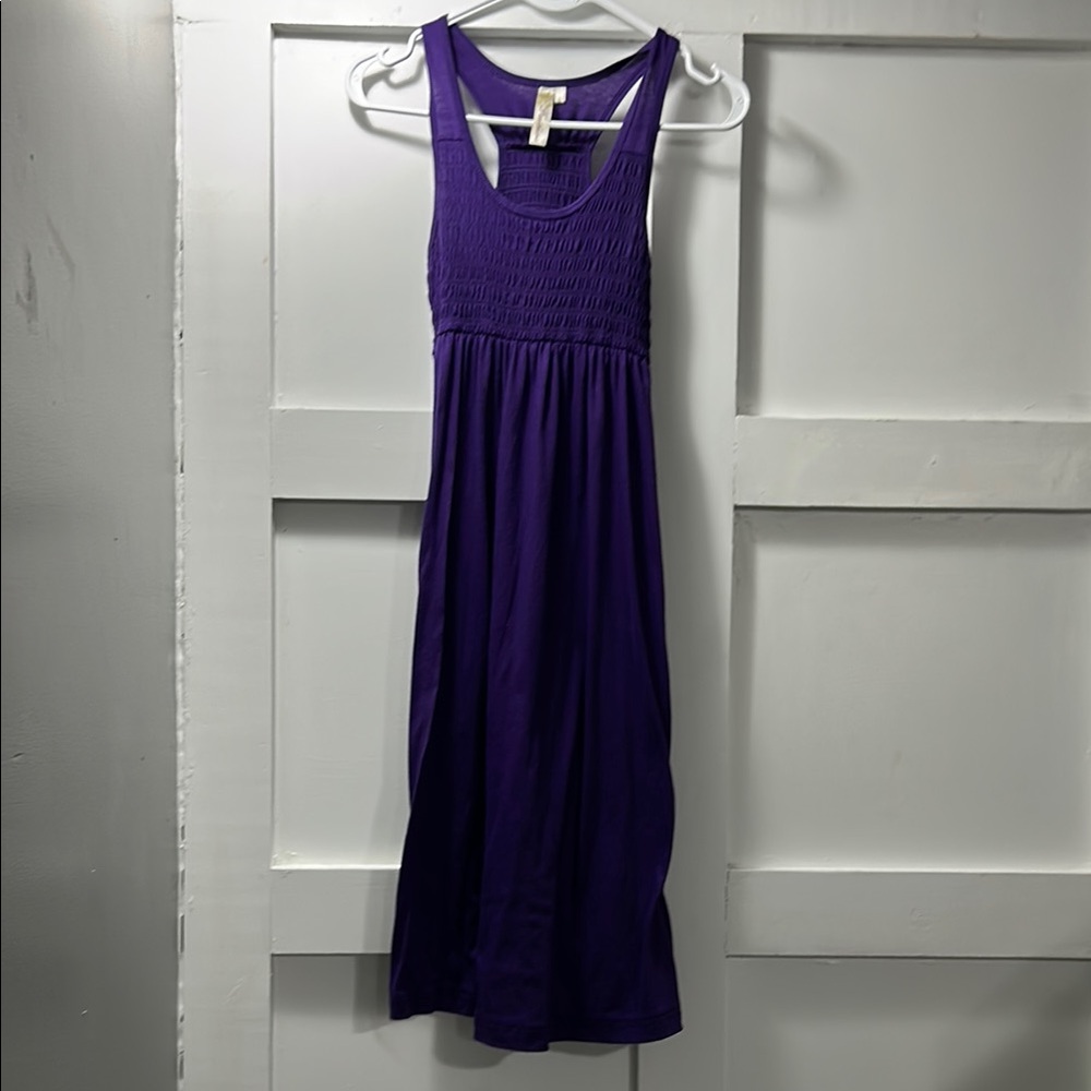 Purple Sleeveless Dress